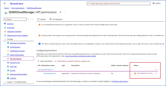 Grant Consent